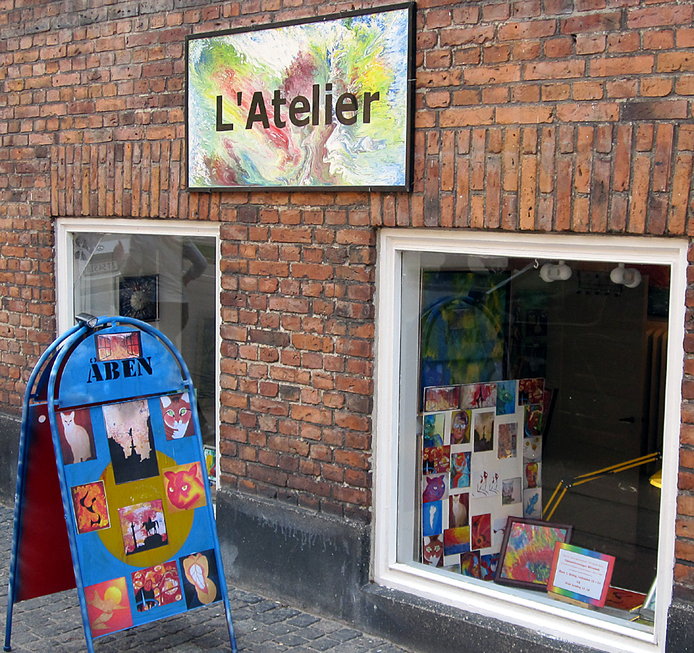 Moderne kunst - galleriet fra den anden side